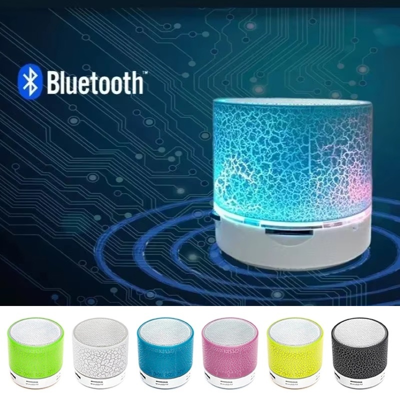 Laptop Ergonomic Accessories - Мини-динамик Bluetooth, беспроводной громкоговоритель, светодиодный трещина,