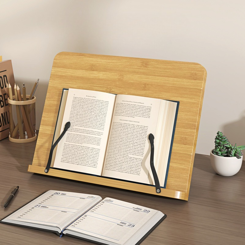 Laptop Ergonomic Accessories - Деревянная подставка для чтения книг, многофункциональная