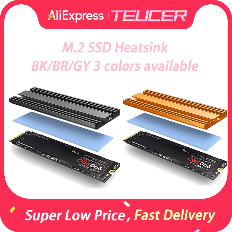 Laptop Accessories Cooling Pad - Алюминиевый радиатор TEUCER M2 2280 для