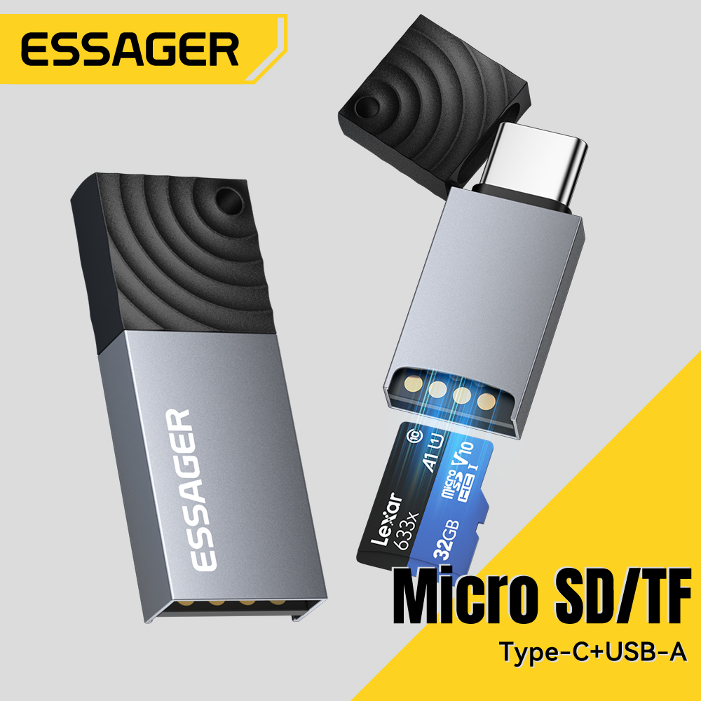 Laptop Accessories For Programmers - Essager 2 в 1 TF SD