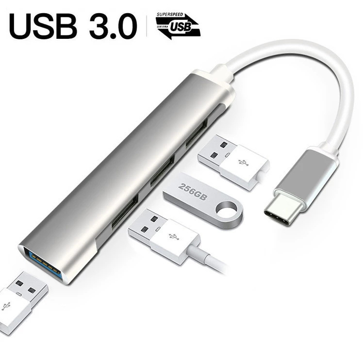 4-в-1 USB C HUB 3.0 Type C 3.0 – обзор и цена Laptop Accessories For Programmers