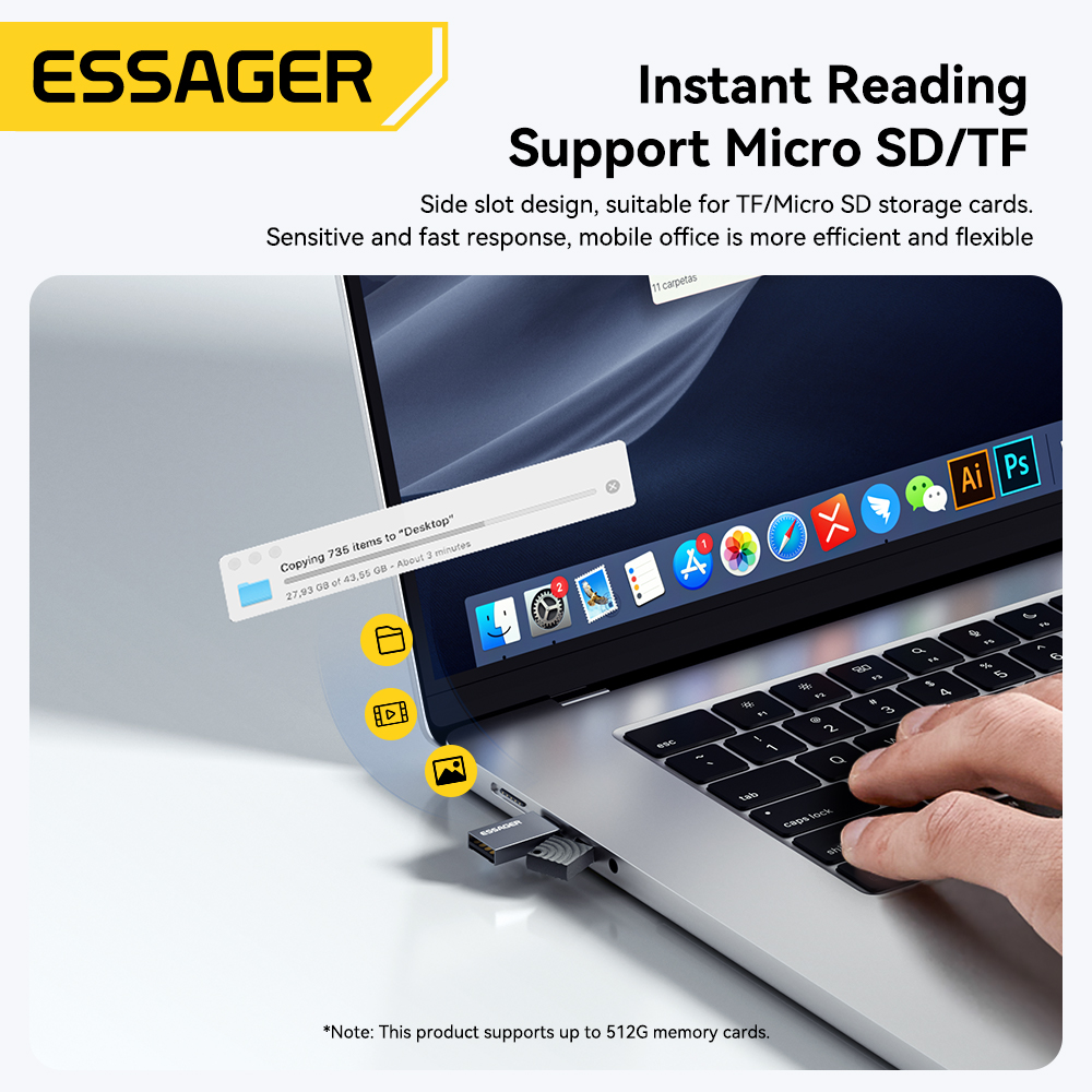 Essager 2 в 1 TF SD Card Reade – обзор и цена Laptop Accessories For Programmers