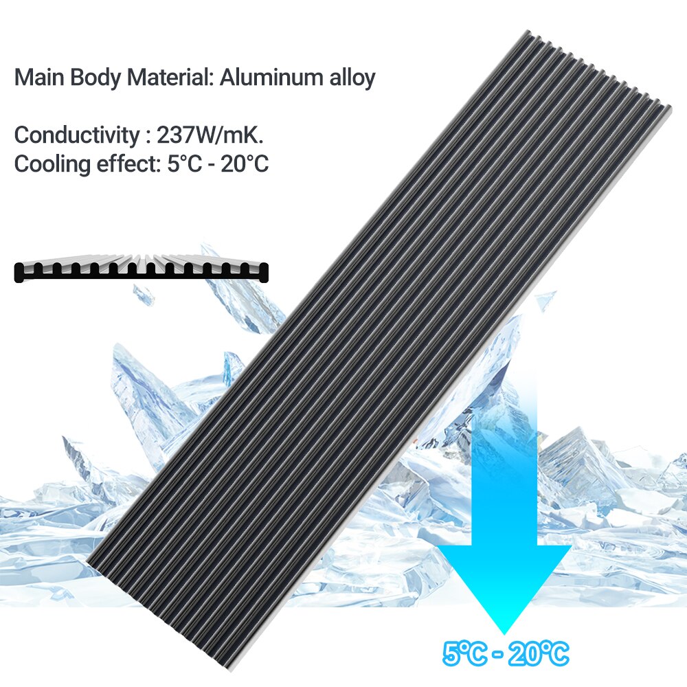 Радиатор SSD JEYI M.2, алюмини – обзор и цена Laptop Accessories Cooling Pad
