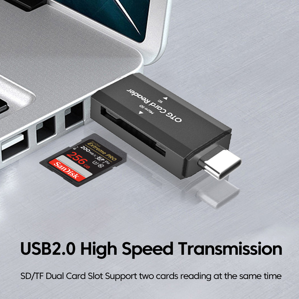 2-в-1 USB2.0 Устройство чтения – обзор и цена Laptop Accessories For Programmers