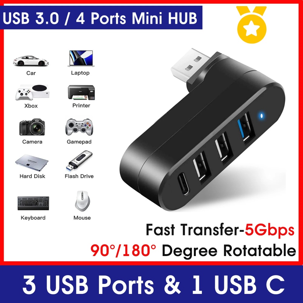 Мини-сплиттер, 4 порта, USB-ко – обзор и цена Laptop Accessories For Programmers